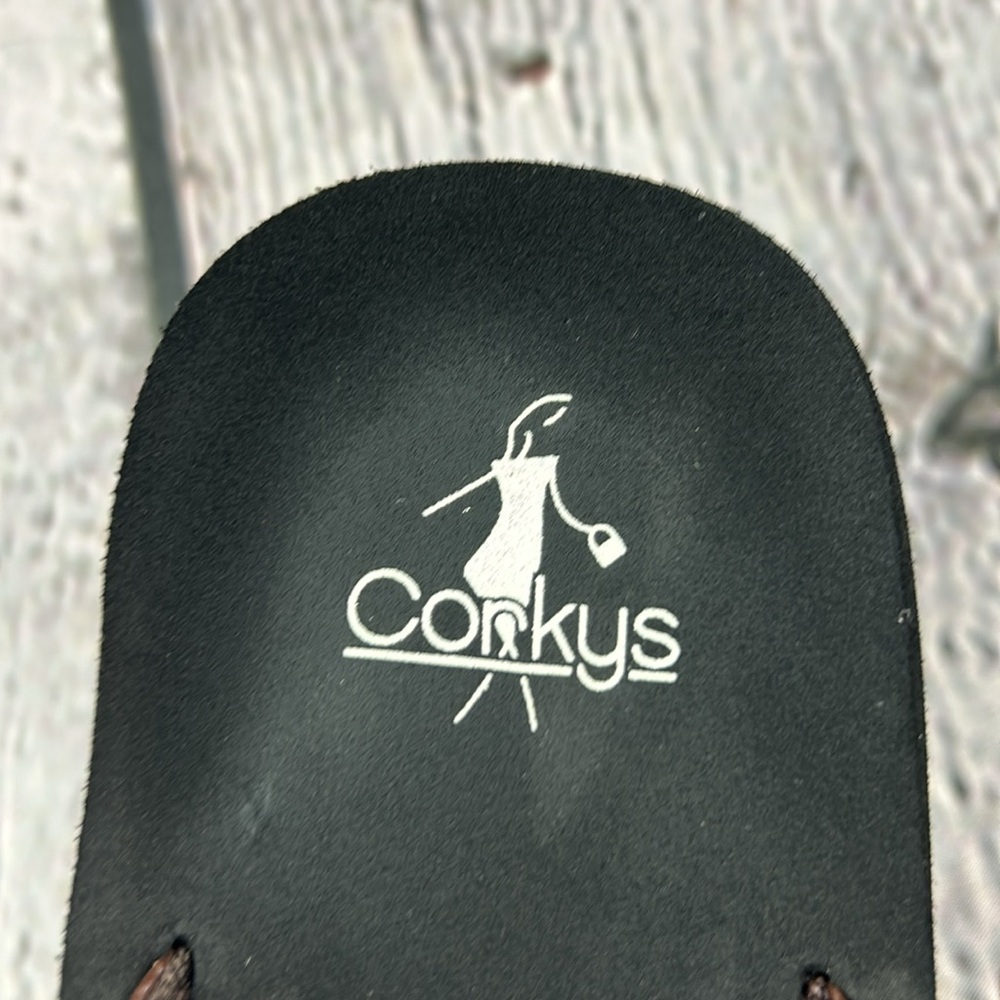CORKYS ROYAL Brown Thong Slip On Soft Flip Flop Sandals - Picture 11 of 17